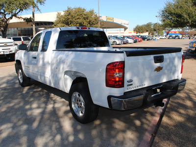 chevrolet silverado 1500 2012 white pickup truck lt flex fuel 8 cylinders 2 wheel drive automatic 75075