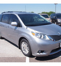 toyota sienna 2013 silver van gasoline 6 cylinders front wheel drive automatic 77074