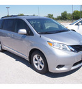 toyota sienna 2013 silver sky metallic van gasoline 6 cylinders front wheel drive automatic 77074