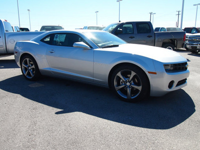 chevrolet camaro 2013 silver coupe lt gasoline 6 cylinders rear wheel drive automatic 78009