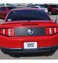 ford mustang 2010 dk  red coupe gasoline 6 cylinders rear wheel drive automatic with overdrive 77539