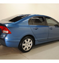 honda civic 2009 blue sedan lx gasoline 4 cylinders front wheel drive automatic 77025
