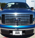 ford f 150 2012 blue xlt flex fuel 8 cylinders 2 wheel drive automatic 76011