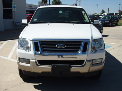 ford explorer 2007 white suv eddie bauer gasoline 6 cylinders rear wheel drive automatic 78155