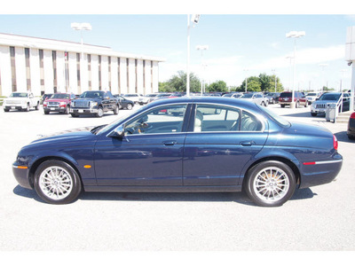 jaguar s type 2007 blue sedan 3 0 gasoline 6 cylinders rear wheel drive automatic 77074
