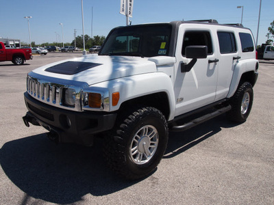 hummer h3 2007 white suv gasoline 5 cylinders 4 wheel drive automatic 78016