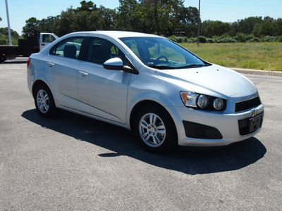 chevrolet sonic 2012 silver sedan lt gasoline 4 cylinders front wheel drive automatic 78016