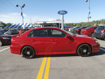 subaru impreza wrx 2008 red sedan premium gasoline 4 cylinders all whee drive manual 13502