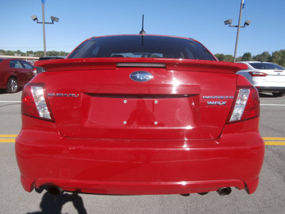 subaru impreza wrx 2008 red sedan premium gasoline 4 cylinders all whee drive manual 13502