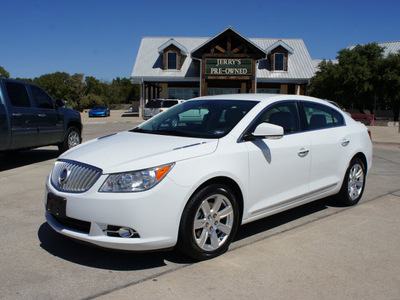 buick lacrosse 2011 white sedan cxl gasoline 4 cylinders front wheel drive automatic 76087