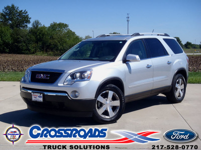 gmc acadia 2011 silver suv slt 2 gasoline 6 cylinders front wheel drive automatic 62708