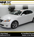 lexus is 350 2010 white sedan gasoline 6 cylinders rear wheel drive automatic 91731