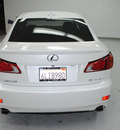 lexus is 350 2010 white sedan gasoline 6 cylinders rear wheel drive automatic 91731