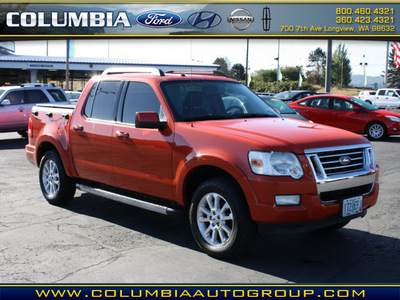 ford explorer sport trac 2007 orange suv limited gasoline 6 cylinders 4 wheel drive automatic with overdrive 98632