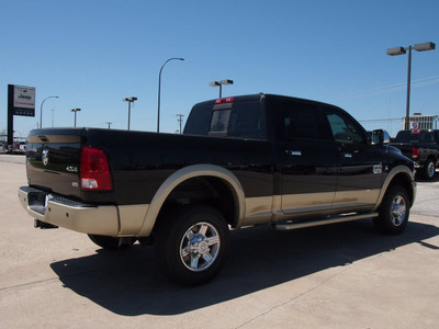 ram ram pickup 3500 2012 black laramie longhorn diesel 6 cylinders 4 wheel drive automatic 76011