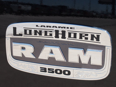 ram ram pickup 3500 2012 black laramie longhorn diesel 6 cylinders 4 wheel drive automatic 76011