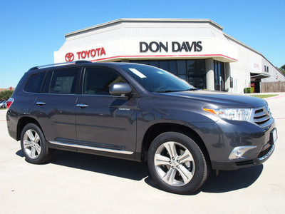 toyota highlander 2012 gray suv limited gasoline 6 cylinders front wheel drive automatic 76011