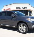 toyota highlander 2012 gray suv limited gasoline 6 cylinders front wheel drive automatic 76011