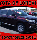 toyota highlander 2012 dk  red suv gasoline 6 cylinders front wheel drive automatic 75604