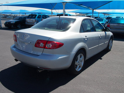 mazda mazda6 2004 silver sedan i gasoline 4 cylinders dohc front wheel drive automatic 76234