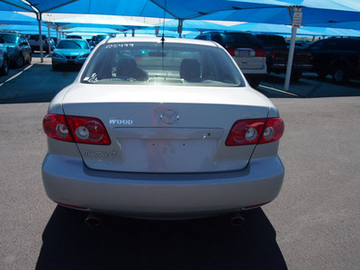 mazda mazda6 2004 silver sedan i gasoline 4 cylinders dohc front wheel drive automatic 76234