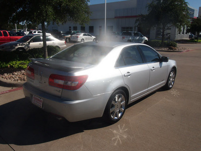 lincoln mkz 2009 silver sedan gasoline 6 cylinders front wheel drive automatic 76053