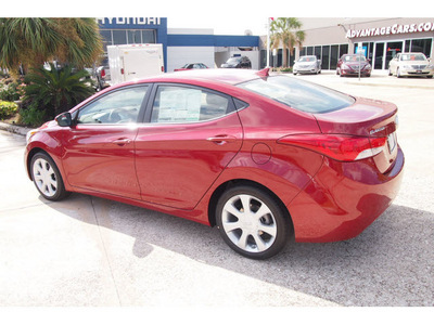 hyundai elantra 2013 red sedan limited gasoline 4 cylinders front wheel drive automatic 77074