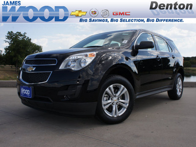 chevrolet equinox 2013 black suv ls gasoline 4 cylinders front wheel drive 6 speed automatic 76206