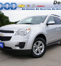 chevrolet equinox 2013 silver suv lt gasoline 4 cylinders front wheel drive 6 speed automatic 76206