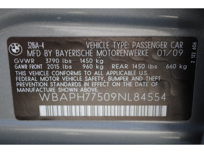bmw 3 series 2009 dk  gray sedan 328i gasoline 6 cylinders rear wheel drive automatic 77002