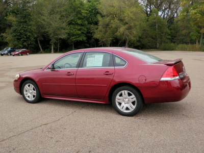 chevrolet impala 2011 red sedan lt flex fuel 6 cylinders front wheel drive automatic 55318