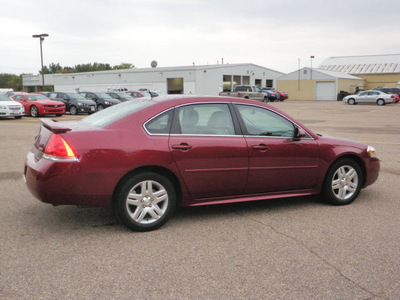 chevrolet impala 2011 red sedan lt flex fuel 6 cylinders front wheel drive automatic 55318