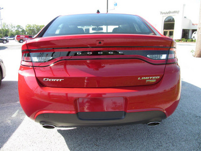 dodge dart 2013 red sedan limited gasoline 4 cylinders front wheel drive 6 speed manual 45840