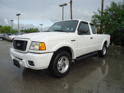 ford ranger 2004 white edge flex fuel 6 cylinders rear wheel drive automatic 33157