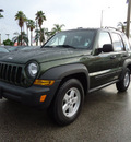 jeep liberty 2006 green suv sport gasoline 6 cylinders rear wheel drive automatic 33157