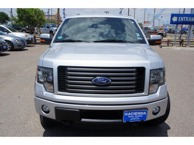 ford f 150 2011 silver fx4 gasoline 6 cylinders 4 wheel drive automatic 78539