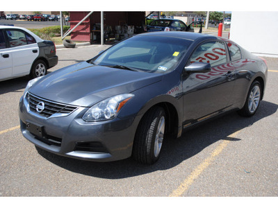 nissan altima 2010 dk  gray coupe s gasoline 4 cylinders front wheel drive automatic 78552