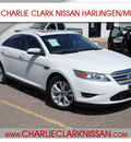 ford taurus 2012 white sedan sel gasoline 6 cylinders front wheel drive automatic 78552