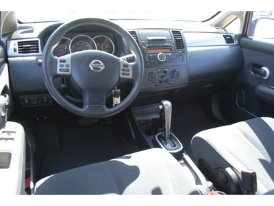 nissan versa 2012 black hatchback se gasoline 4 cylinders front wheel drive automatic 78552