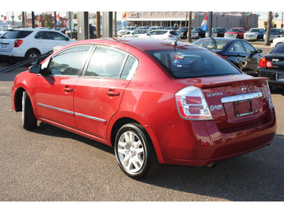 nissan sentra 2011 dk  red sedan gasoline 4 cylinders front wheel drive automatic 78501