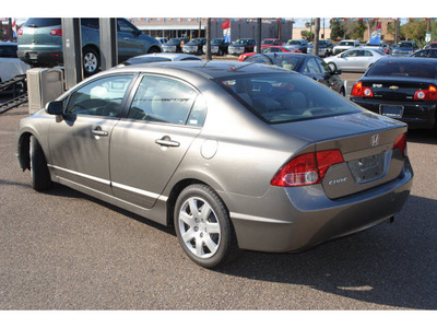 honda civic 2008 gray sedan gasoline 4 cylinders front wheel drive automatic 78501