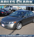 honda civic 2008 gray sedan gasoline 4 cylinders front wheel drive automatic 78501