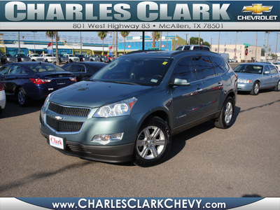 chevrolet traverse 2009 blue suv lt gasoline 6 cylinders front wheel drive automatic 78501