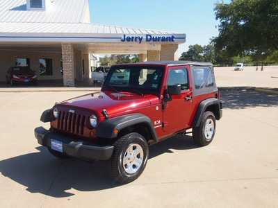 jeep wrangler 2009 red suv x gasoline 6 cylinders 4 wheel drive automatic 76049