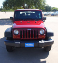 jeep wrangler 2009 red suv x gasoline 6 cylinders 4 wheel drive automatic 76049