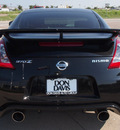 nissan 370z 2013 black coupe nismo gasoline 6 cylinders rear wheel drive 6 speed manual 76011