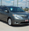 toyota sienna 2011 green van limited 7 passenger gasoline 6 cylinders front wheel drive automatic with overdrive 77469