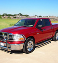 dodge ram 1500 2009 red slt gasoline 8 cylinders 2 wheel drive automatic 76049