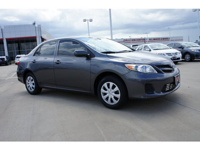 toyota corolla 2013 gray sedan l gasoline 4 cylinders front wheel drive automatic 77469