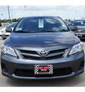 toyota corolla 2013 gray sedan l gasoline 4 cylinders front wheel drive automatic 77469